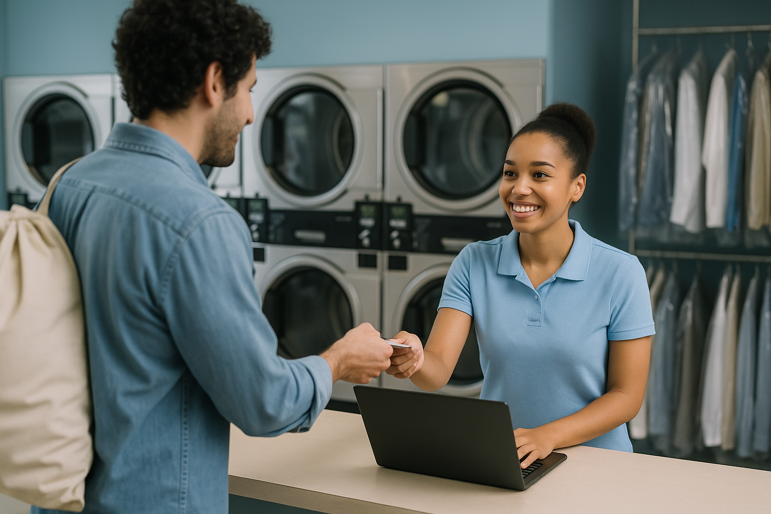 Dashboard Laundry Control